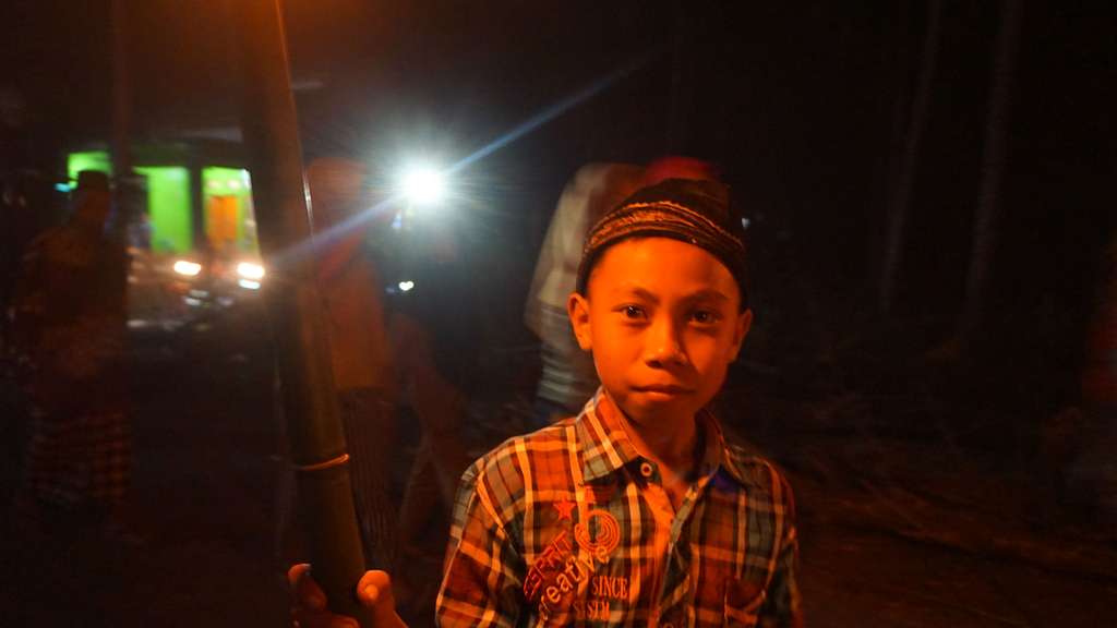 Pawai Obor Takbir di Pesisir Utara Flores