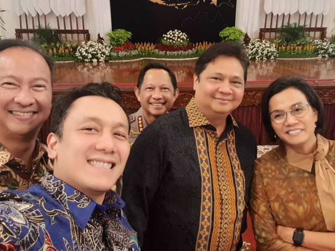 Potret Terakhir Jokowi-JK Bersama Menteri Kabinet Kerja