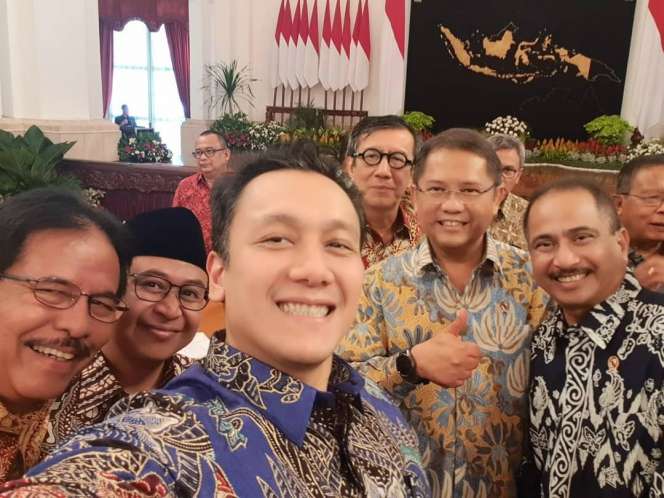 Potret Terakhir Jokowi-JK Bersama Menteri Kabinet Kerja