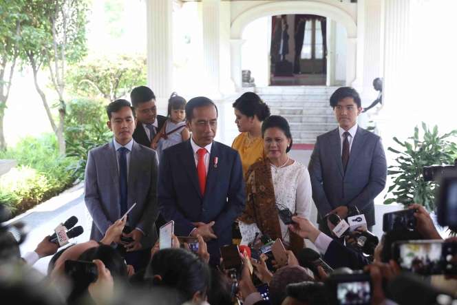 Penampilan Keluarga Jokowi Saat Berangkat Menuju Pelantika