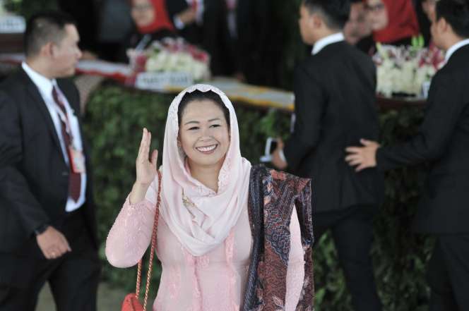 Penampilan Cantik Nan Anggun 8 Srikandi di Pelantikan Presiden