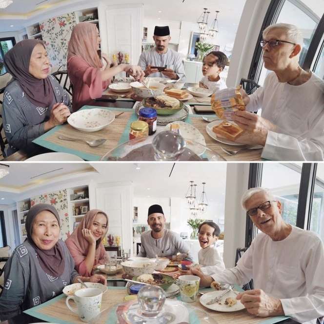 Mengharukan, Momen Keakraban Ashraf Sinclair dan Ibunda