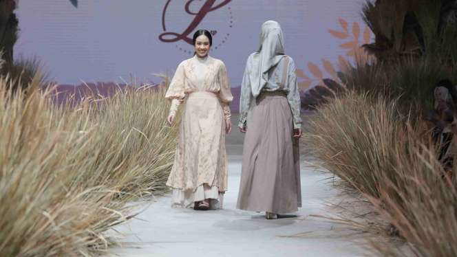 Laudya Cynthia Bella Sulap Limbah Daun Jadi Fashion Berkelas