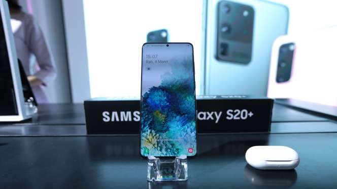 Penampakan Galaxy S20+, Ponsel Anyar Samsung yang Membahana