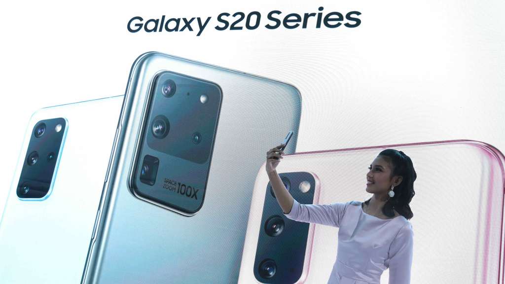 Penampakan Galaxy S20+, Ponsel Anyar Samsung yang Membahana