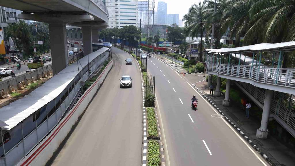 Potret Jakarta Usai Diumumkan Darurat Corona