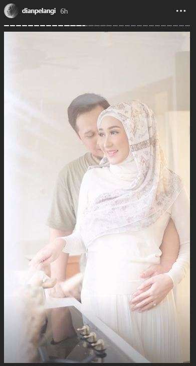 Potret Bahagia Dian Pelangi Umumkan Kehamilan Anak Pertama