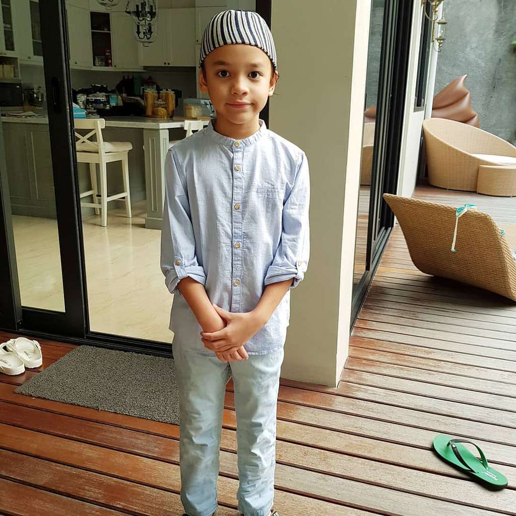 Momen Noah Sinclair, Putra BCL Belajar Ngaji Online