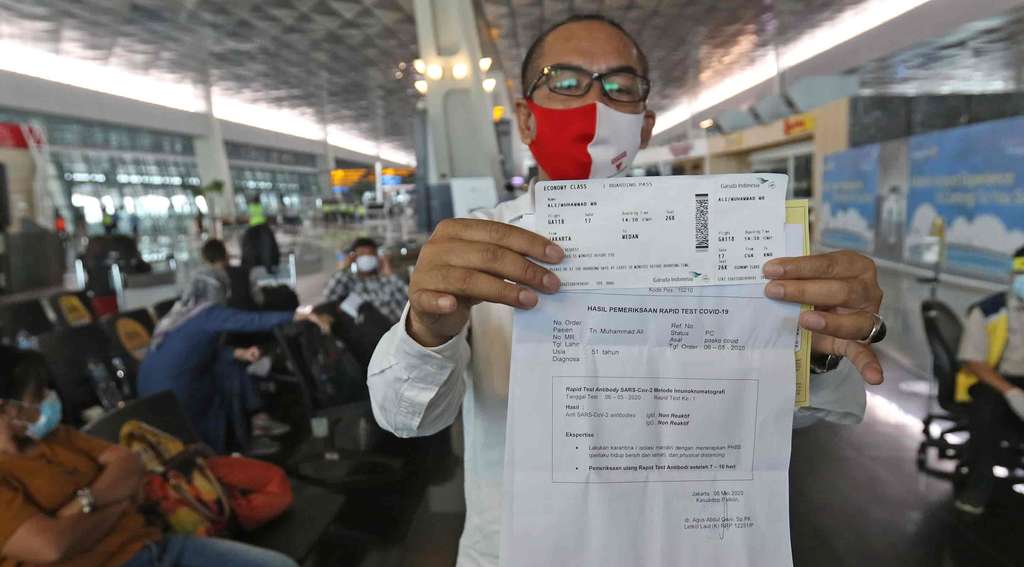 Potret Penumpang Domestik yang Diperbolehkan Terbang