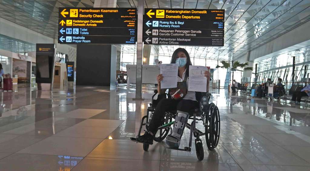 Potret Penumpang Domestik yang Diperbolehkan Terbang