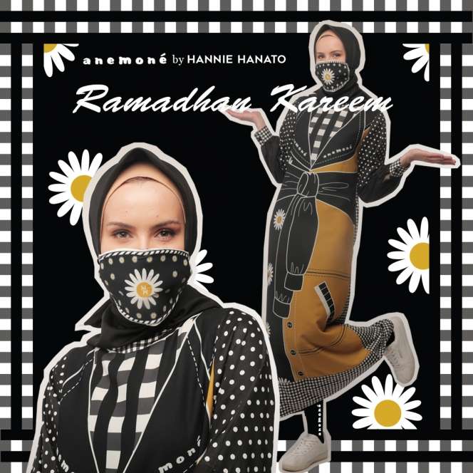 Cegah Corona dengan Gaya, Ini Masker Modis Ala Hannie Hananto