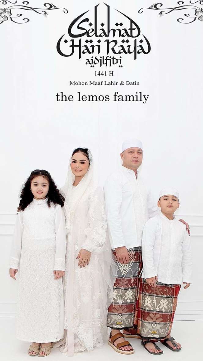 Disindir Aurel, Ini 5 Momen Lebaran Keluarga Krisdayanti