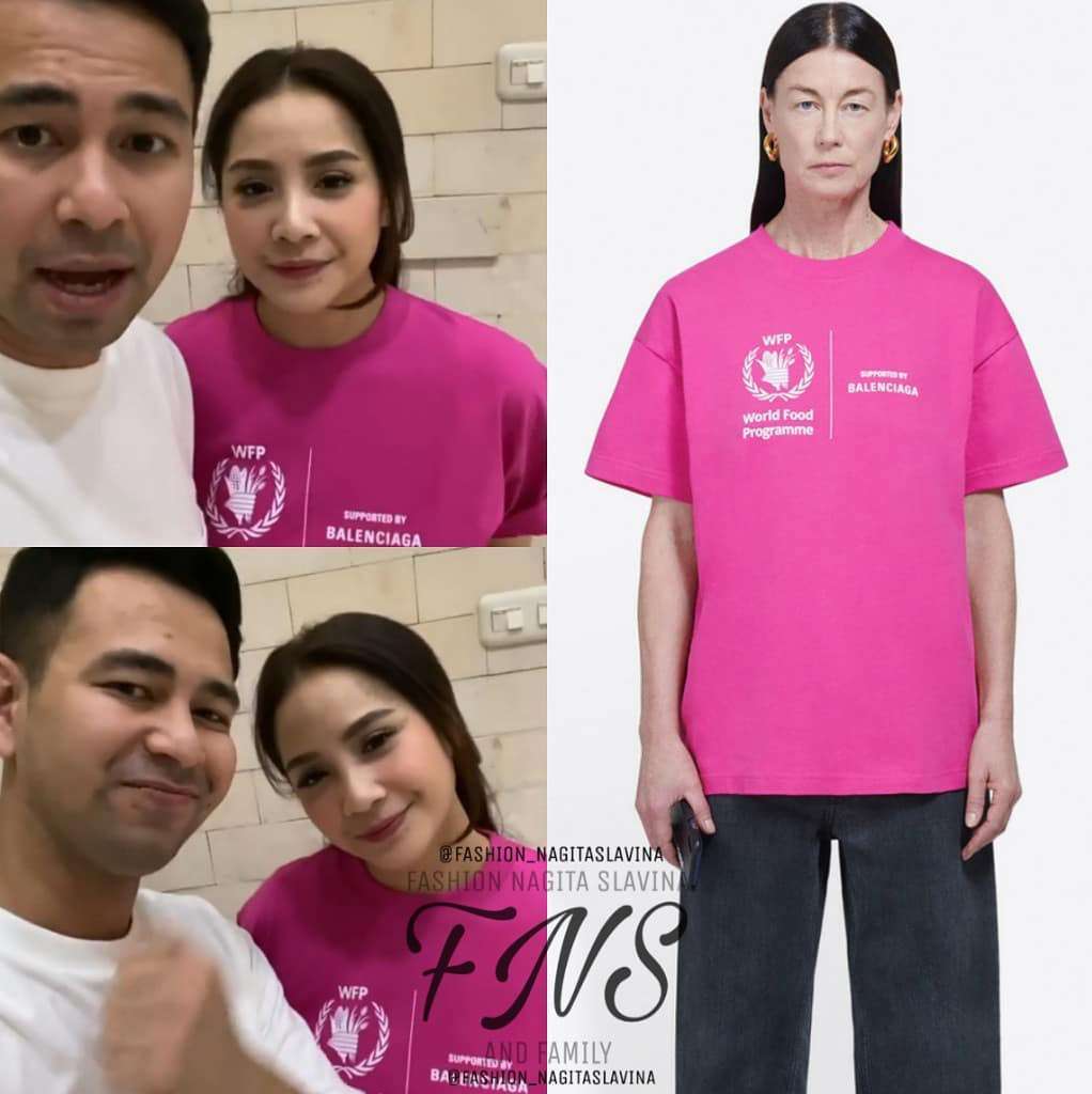 Bikin Syok! Harga Baju Nagita Slavina yang Dikira Kaos Partai