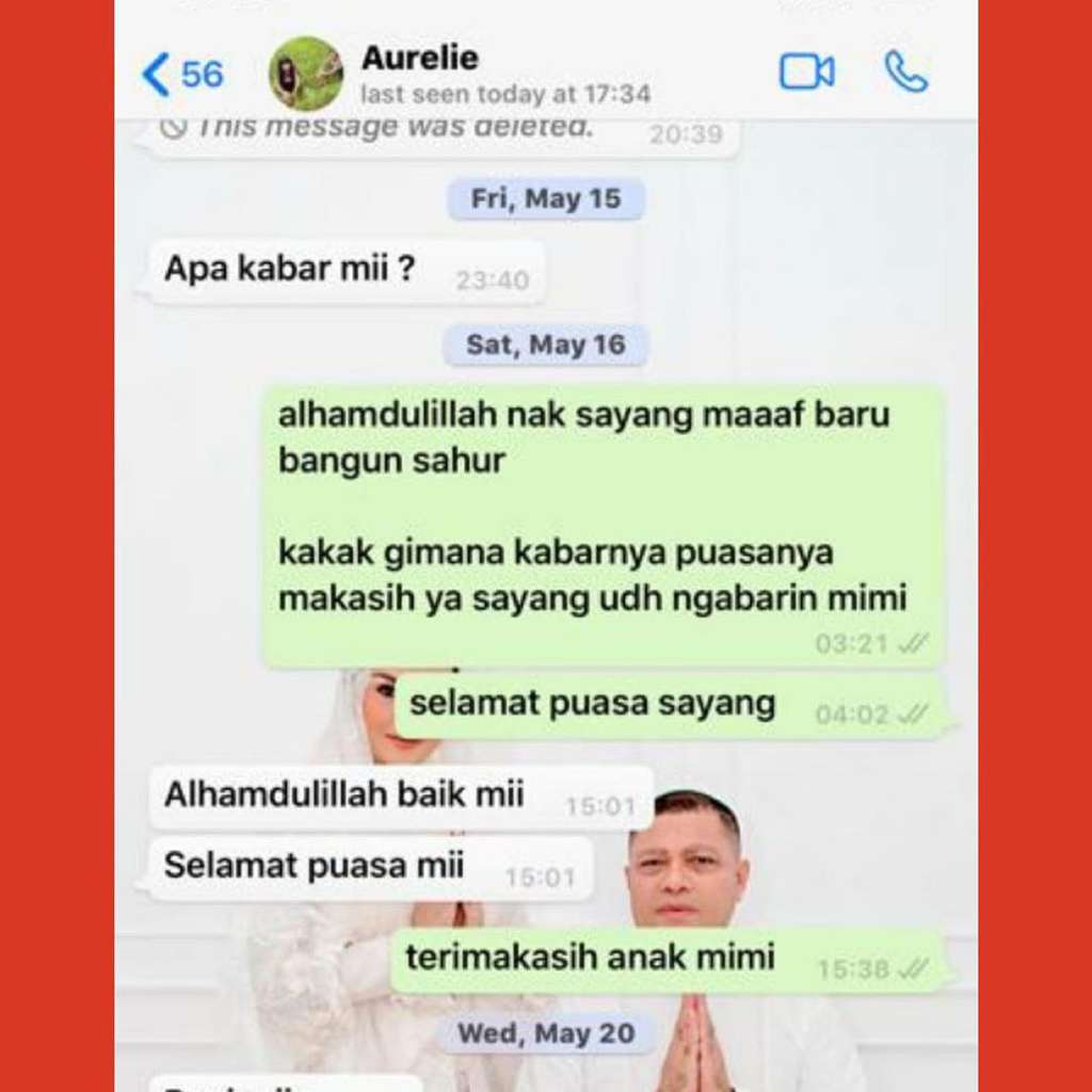 Heboh! Ini Isi Pesan Chat Awal Kisruh Krisdayanti dan Aurel