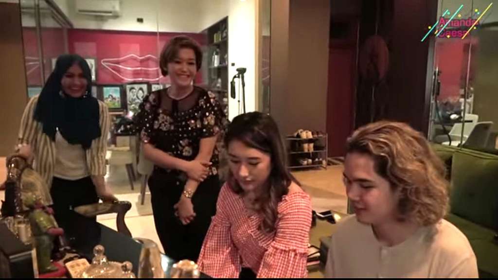 Momen Manis Dul Ketemu Amanda Caesa, Malu-malu Cinta Bukan ya?