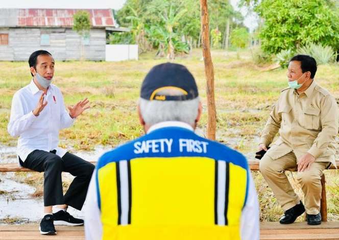 Potret Harmoni Jokowi dan Prabowo di Lumbung Pangan Indonesia