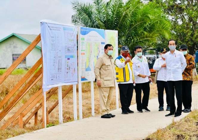 Potret Harmoni Jokowi dan Prabowo di Lumbung Pangan Indonesia