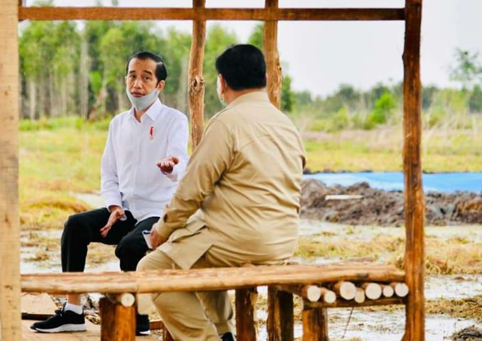 Potret Harmoni Jokowi dan Prabowo di Lumbung Pangan Indonesia
