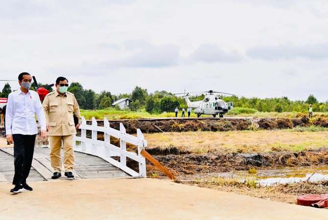 Potret Harmoni Jokowi dan Prabowo di Lumbung Pangan Indonesia