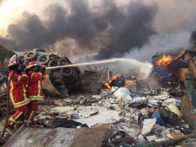 Potret Terkini Usai Ledakan Besar di Beirut Lebanon, Mencekam!