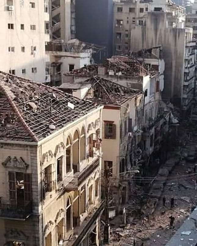 Potret Terkini Usai Ledakan Besar di Beirut Lebanon, Mencekam!
