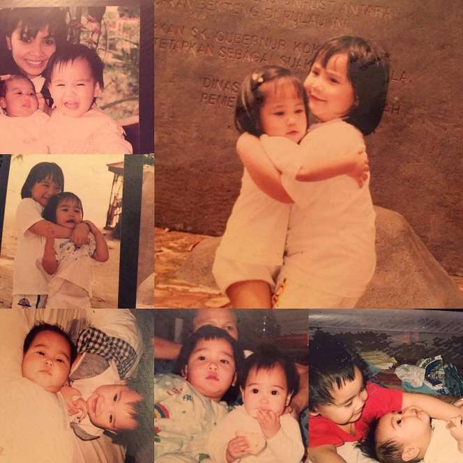 Gemes Banget! Foto Masa Kecil Nagita Slavina & Caca Tengker