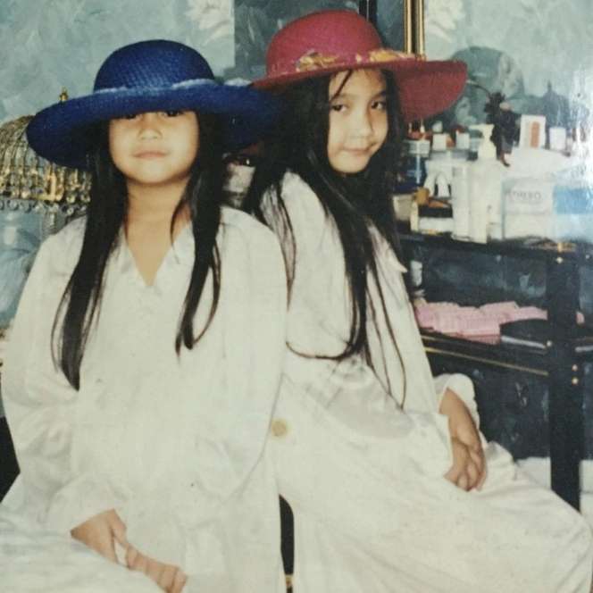Gemes Banget! Foto Masa Kecil Nagita Slavina & Caca Tengker