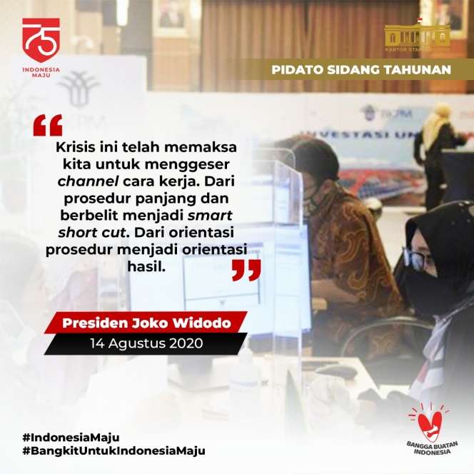 9 Kutipan Presiden Jokowi dalam Pidato Sidang Tahunan MPR 2020