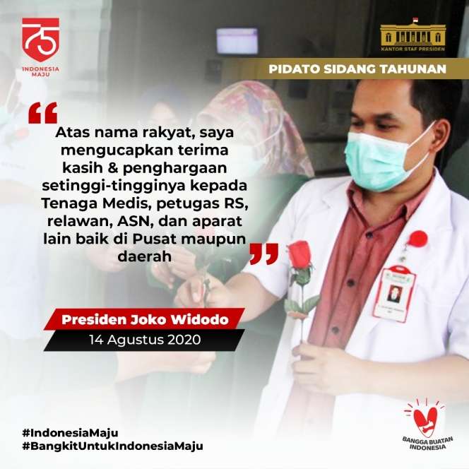 9 Kutipan Presiden Jokowi dalam Pidato Sidang Tahunan MPR 2020