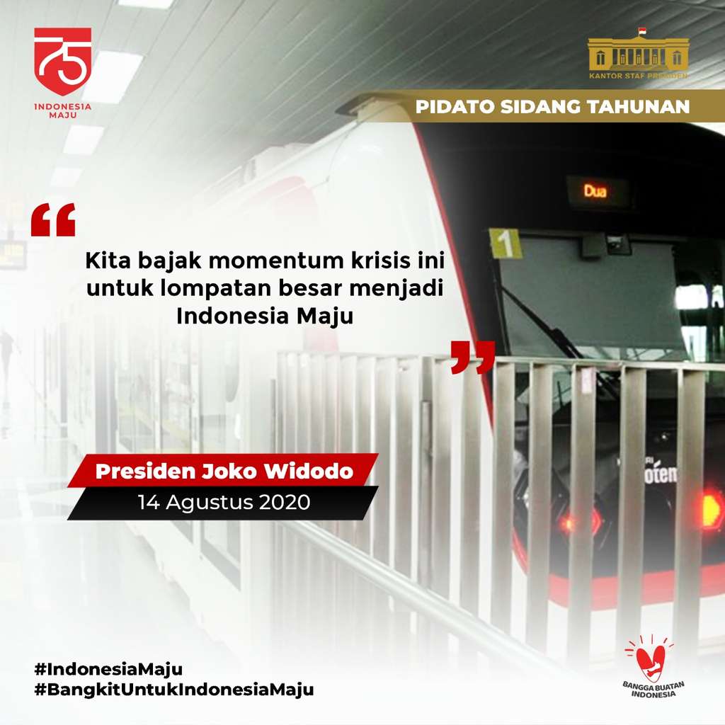9 Kutipan Presiden Jokowi dalam Pidato Sidang Tahunan MPR 2020