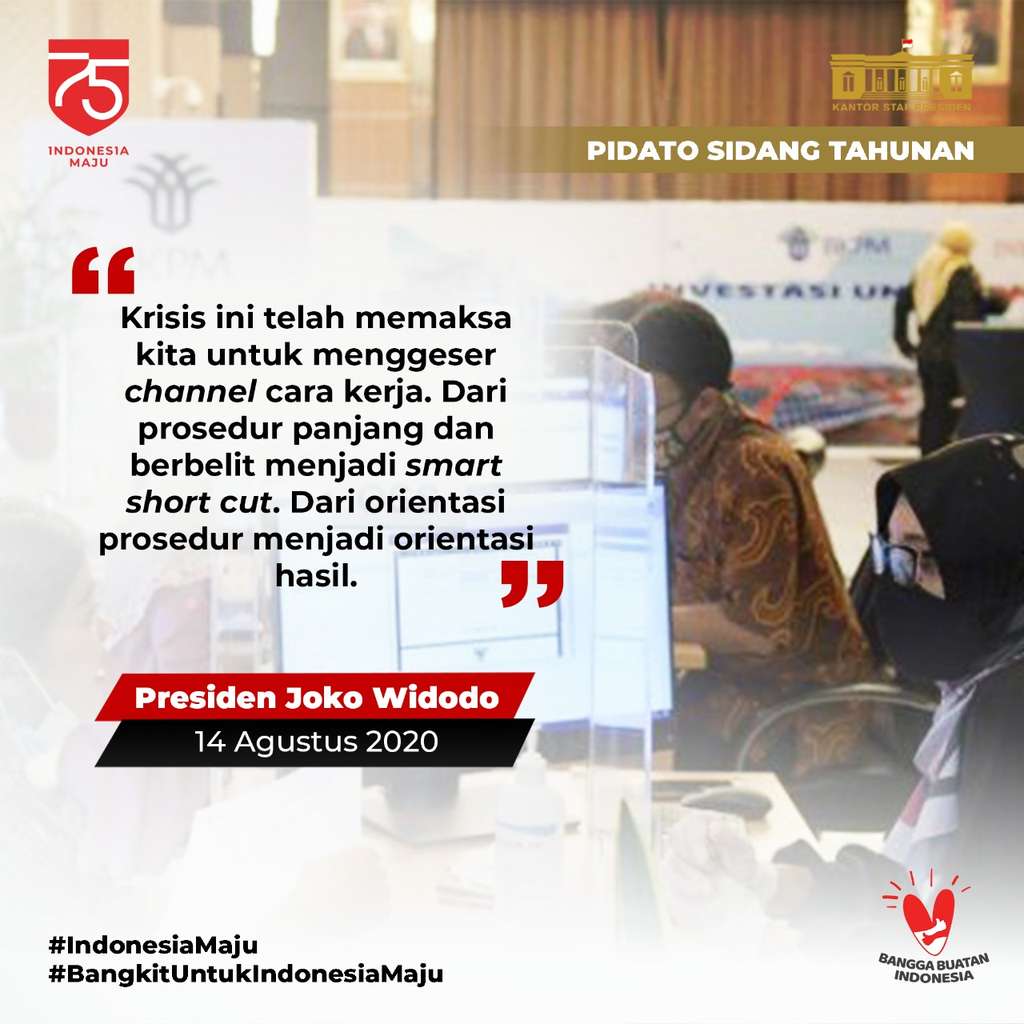 9 Kutipan Presiden Jokowi dalam Pidato Sidang Tahunan MPR 2020