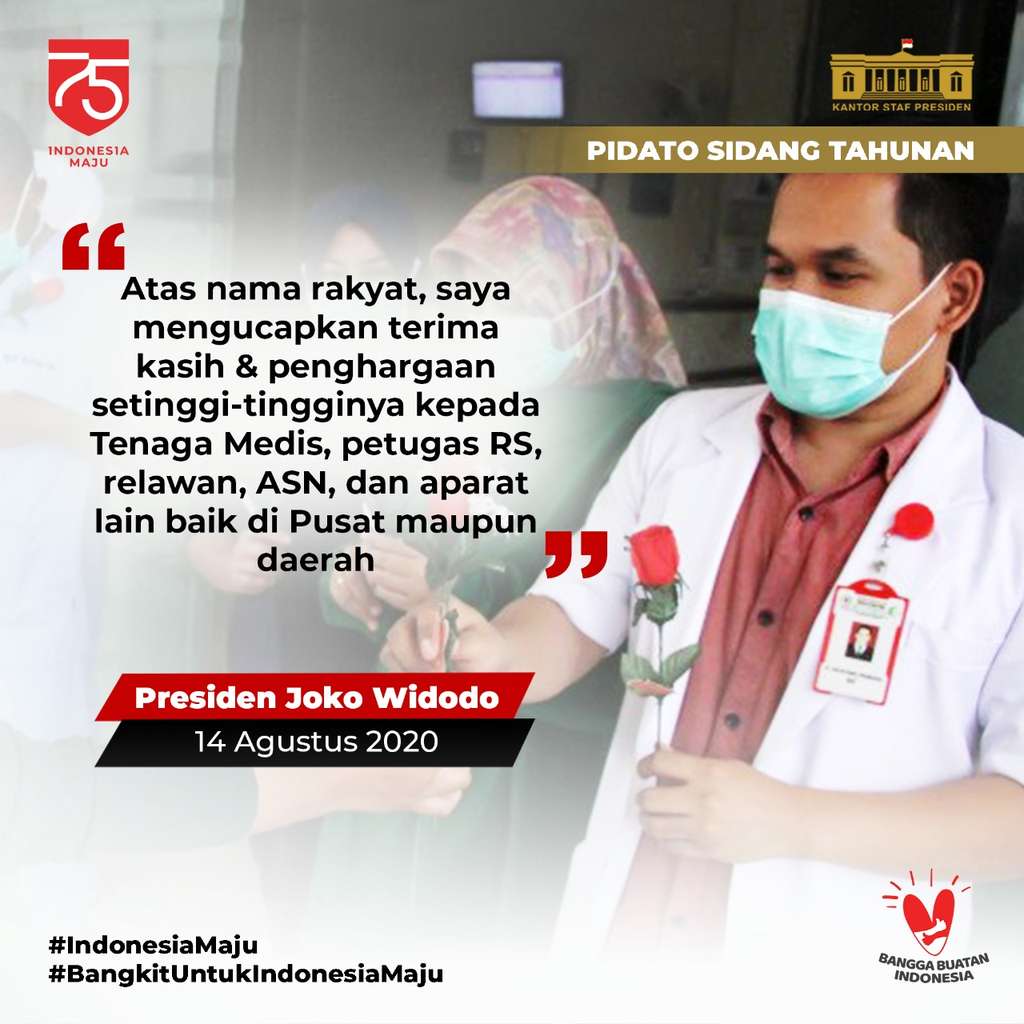 9 Kutipan Presiden Jokowi dalam Pidato Sidang Tahunan MPR 2020