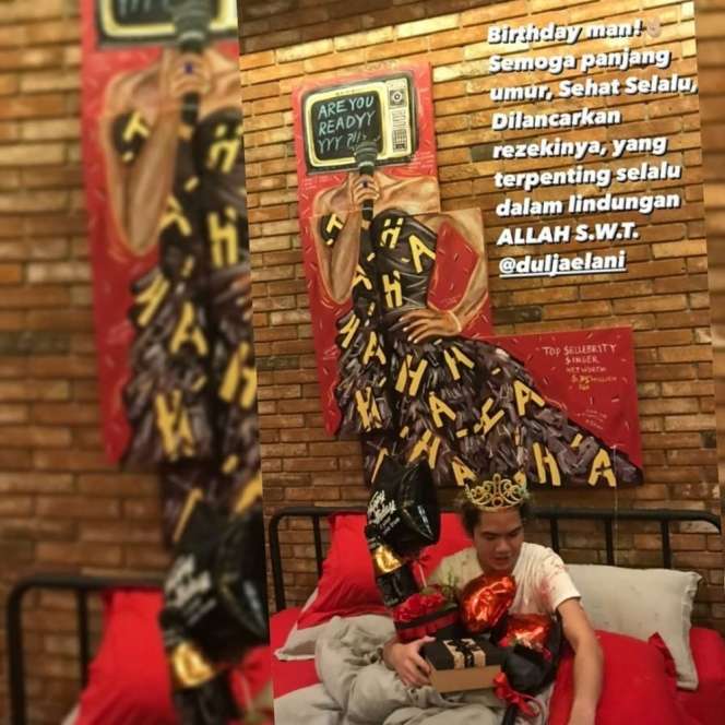6 Momen Ulang Tahun Dul Jaelani, Sst.. Ada Amanda Caesa Lho
