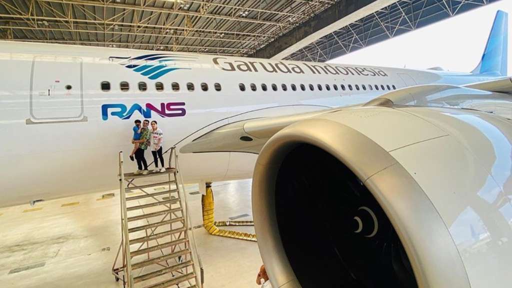 Potret Logo RANS Mejeng di Pesawat Garuda Indonesia, Keren!
