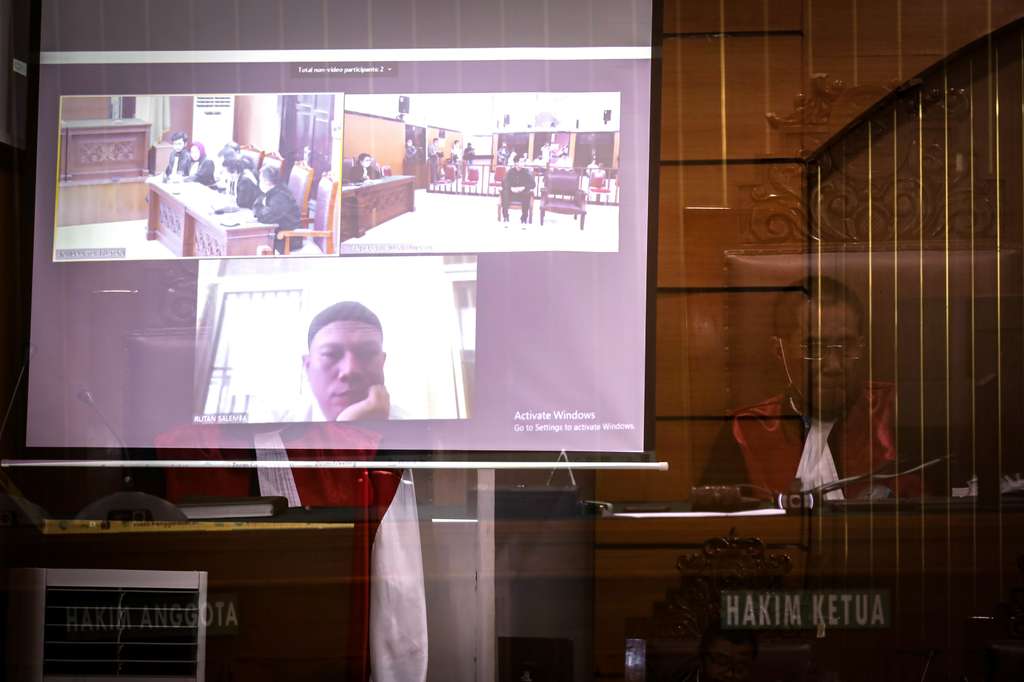 Digelar Virtual, Ini Momen Suasana Persidangan Vicky Prasetyo