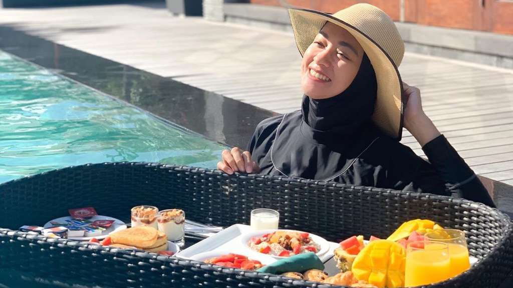 Momen Seru Liburan Poppy Bunga & Keluarga di Bali, Bikin Iri!