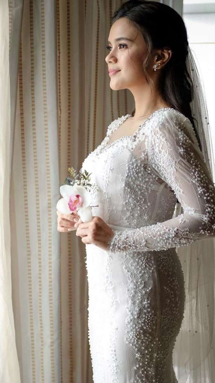 Mengintip Potret Indahnya Busana Pengantin Audi Marissa