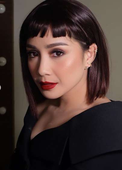 Tampil Beda, Potret Nagita Slavina Pakai Wig Pendek & Berponi