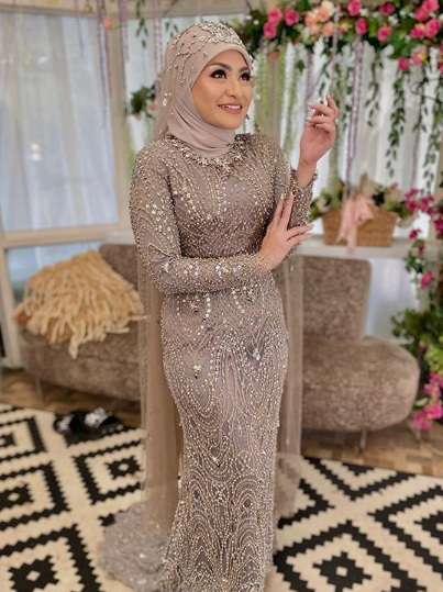 Begini Detail Gaun Pengantin Nathalie Holscher