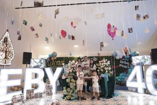 Potret Momen Ulang Tahun ke-40 Ibas Yudhoyono