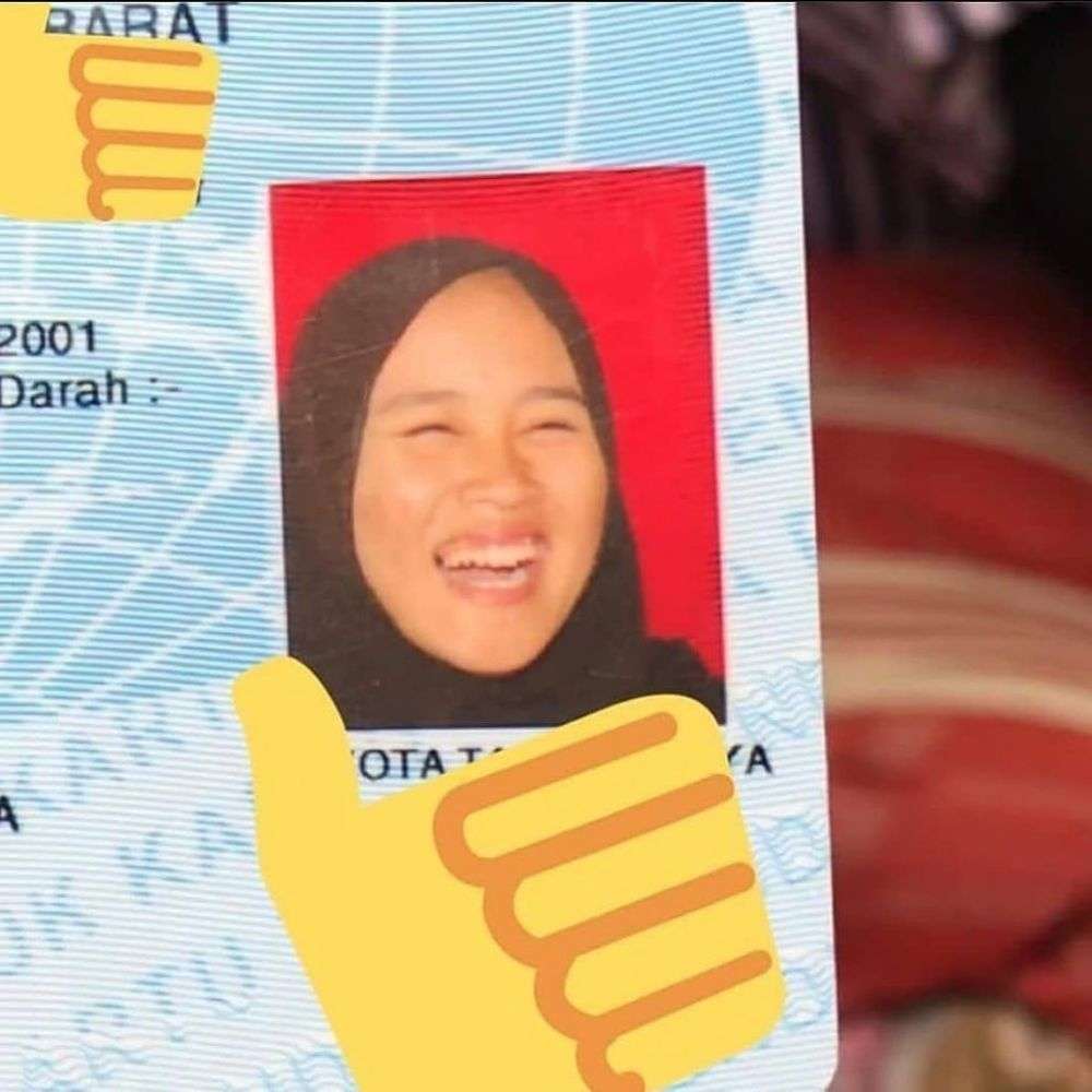 5 Potret Aslinya Cewek yang Viral Foto KTP-nya Tertawa