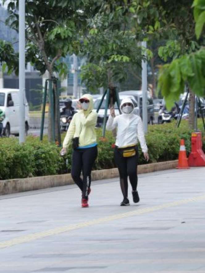 FOTO: Suasana Jakarta Diberlakukan PSBB Ketat