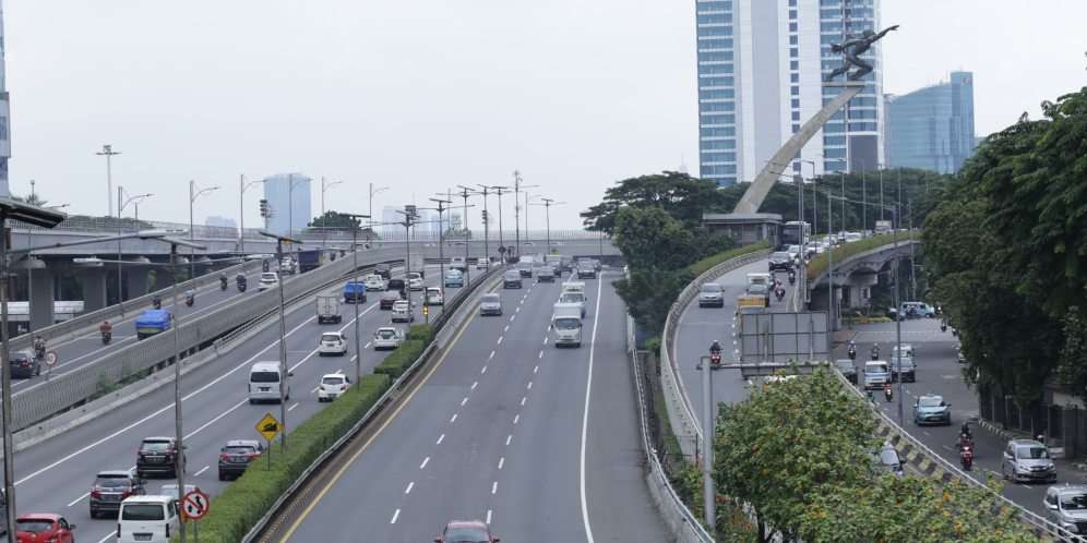 FOTO: Suasana Jakarta Diberlakukan PSBB Ketat