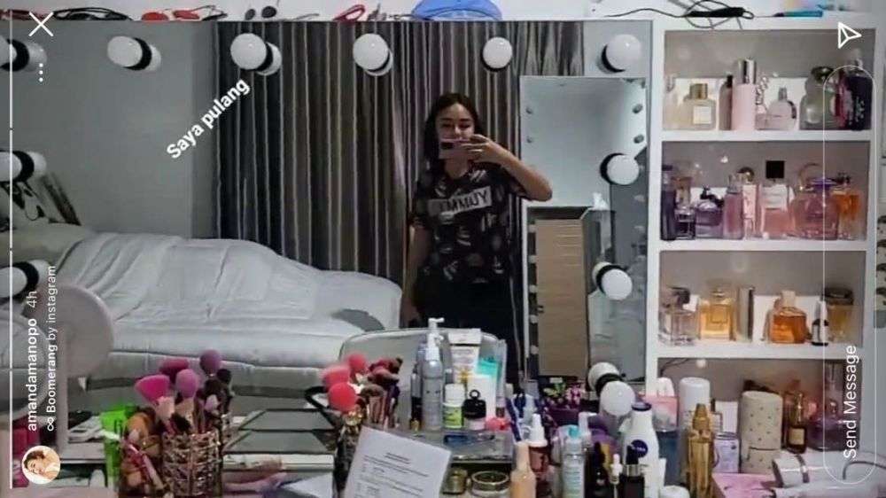 5 Potret Kamar Tidur Amanda Manopo, Salfok Banyak Benda Ini