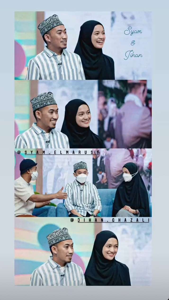 Potret Romantis Ustaz Syam dan Jihan Setelah Menikah