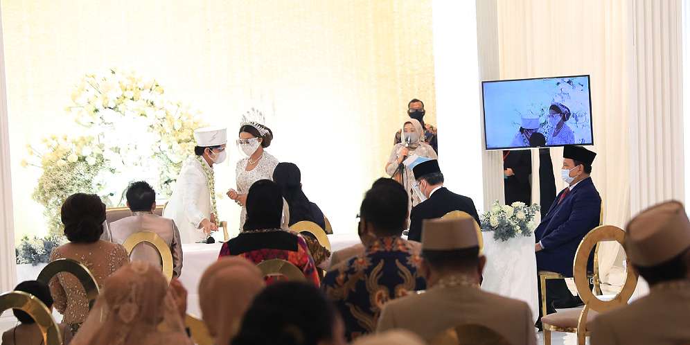 FOTO: Janji Suci Atta dan Aurel di Hadapan Jokowi-Prabowo