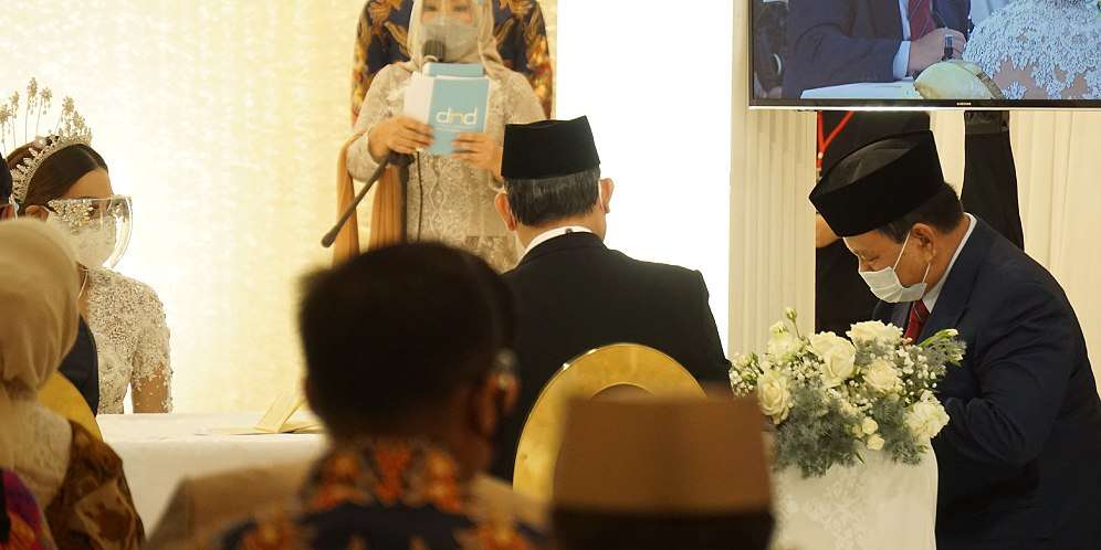 FOTO: Janji Suci Atta dan Aurel di Hadapan Jokowi-Prabowo