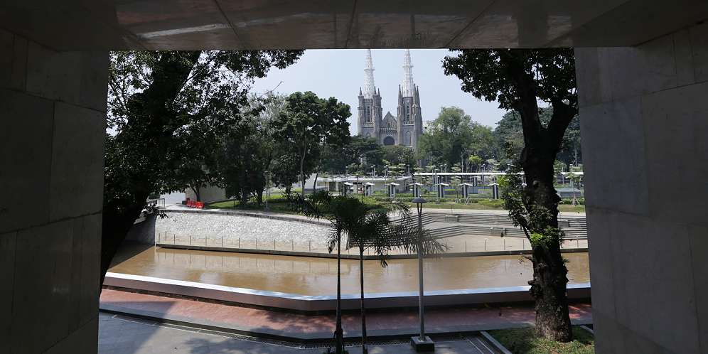Megahnya Masjid Istiqlal Sambut Ramadan