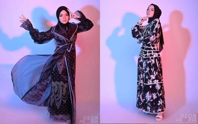 8 Beda Gaya Fashion Hijab Nathalie Holscher dan Putri Delina