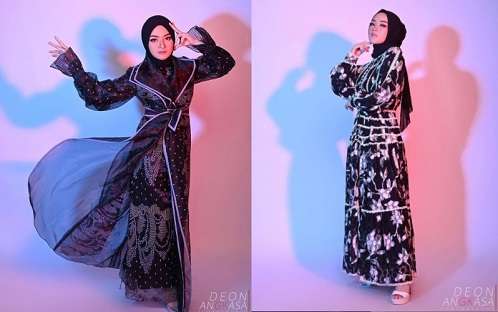 8 Beda Gaya Fashion Hijab Nathalie Holscher dan Putri Delina
